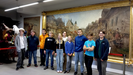 Kółko historyczne w Muzeum Historii Miasta Krakowa Thesaurus Cracoviensis