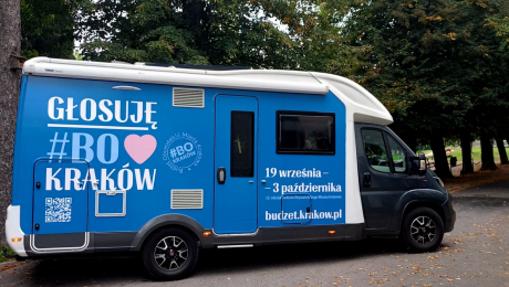 Odwiedziny kampera Budżetu Obywatelskiego w naszej szkole!