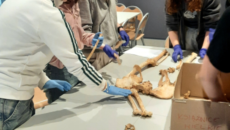 Klasa 7a na warsztatach w Centrum Edukacji Przyrodniczej
