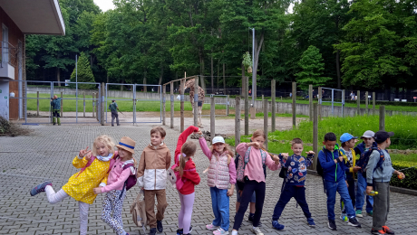 Klasa 1b w Ogrodzie Zoologicznym w Krakowie