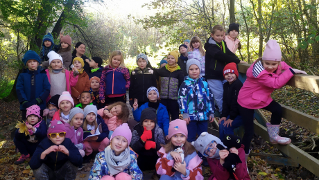 Spacerkiem przez Wolę Justowską z kl. 1a i 1b