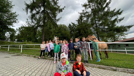 Klasa 1a w Ośrodku Rekreacji i Rehabilitacji Konnej „TABUN”