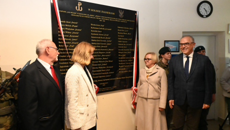 Odsłonięcia tablicy upamiętniającej żołnierzy AK kompanii „Las Wolski”