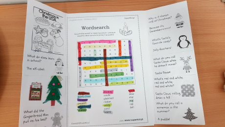 "Christmas Lapbook" - świąteczne lapbooki w klasie 3b