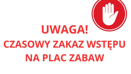 UWAGA! UWAGA! Modernizacja placu zabaw rozpoczęła się 22 czerwca!