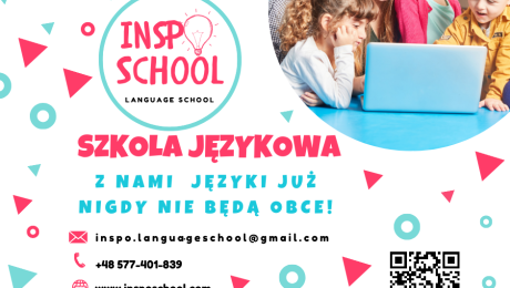 Szkoła Językowa INSPO.SCHOOL zaprasza na dodatkowe zajęcia z języka angielsk